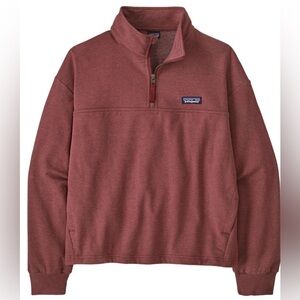 Patagonia Burgundy Quarter-Zip Fleece